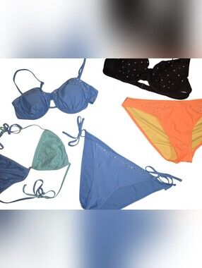 10 PC SET Womens BIKINIS SIZE L